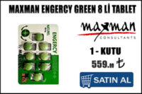 Maxman engercy green 180 mg hapı