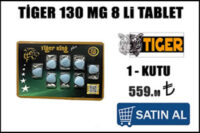 Tiger 130 mg 8 li tablet
