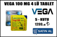 Vega 100 mg 4 lü tablet - 5 Kutu