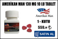 Amerikan man 130 mg 10 lu tablet