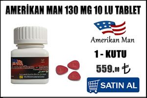 Amerikan man 130 mg 10 lu tablet