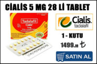 Cialis 5 mg 28 film kaplı tablet