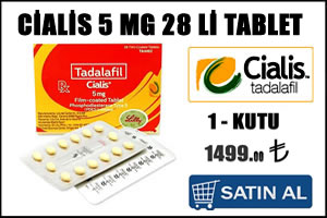 Cialis 5 mg 28 film kaplı tablet