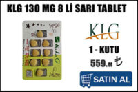 Klg 8 li sarı tablet