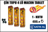 Çin topu 4 lü hapı