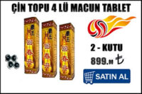 Çin topu 4 lü hapı - 2 kutu