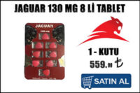 Jaguar 130 mg 8 li tablet
